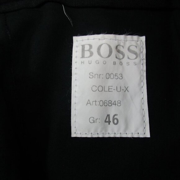 HUGO BOSS Dress Pants Mens 46 Dark Gray Formal Classic Fit Mid-Rise Straight Leg - Picture 4 of 9